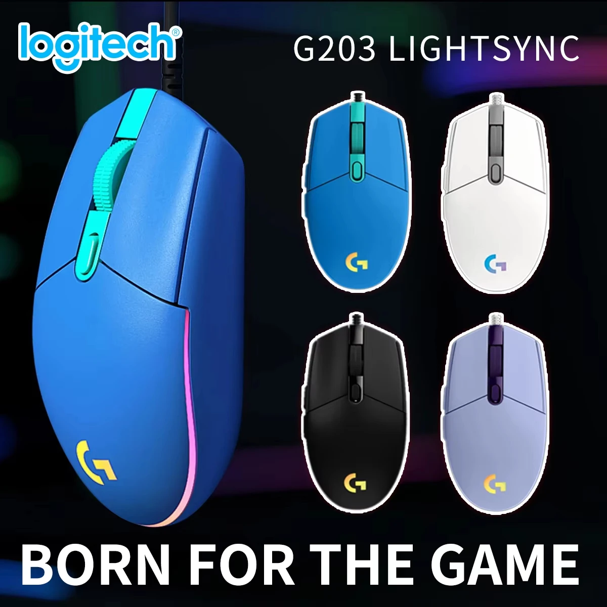 Mouse Gaming Logitech G203 RGB - Logitech Mouse G203 ulasan dan harga