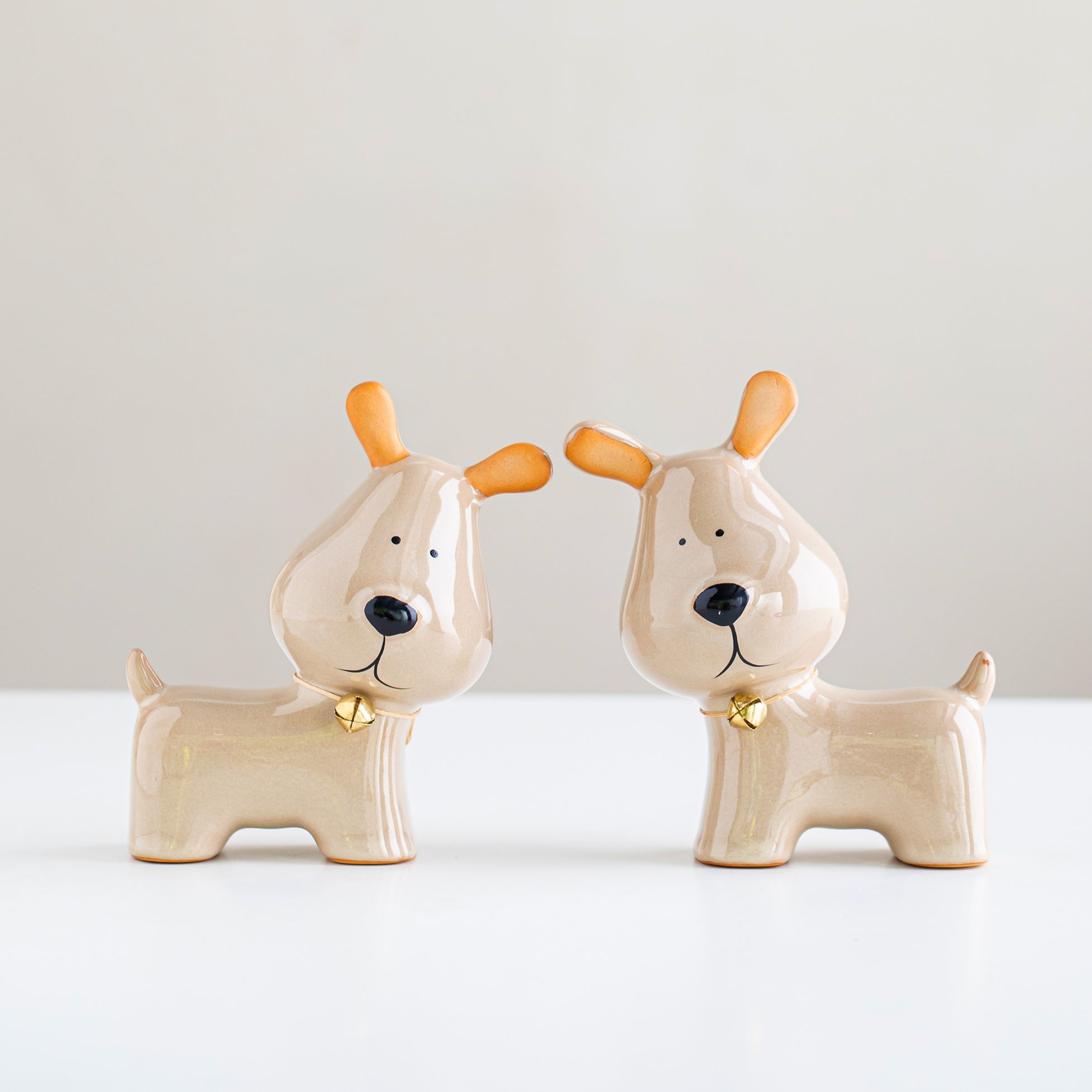 Ornamen Anjing Lonceng Keramik - Office Technologies ulasan dan harga