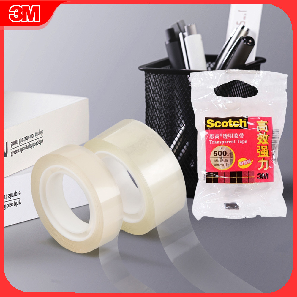Pita Transparan 3M Scotch 500  - Office Technologies ulasan dan harga