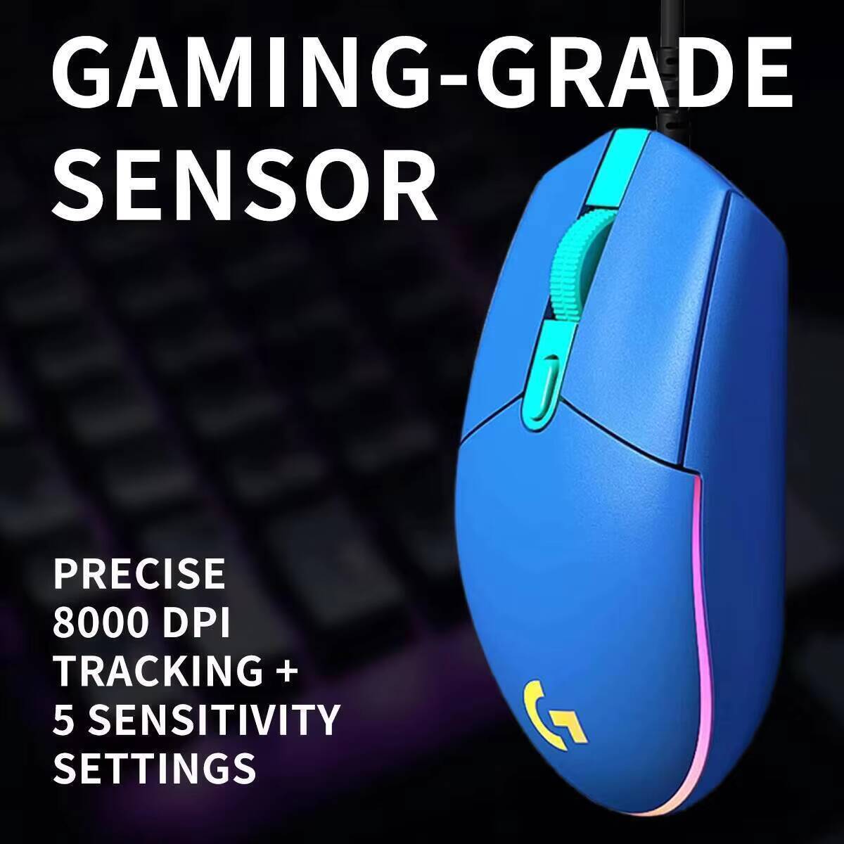 Logitech G203 LIGHTSYNC Mouse  - Logitech Mouse G203 ulasan dan harga